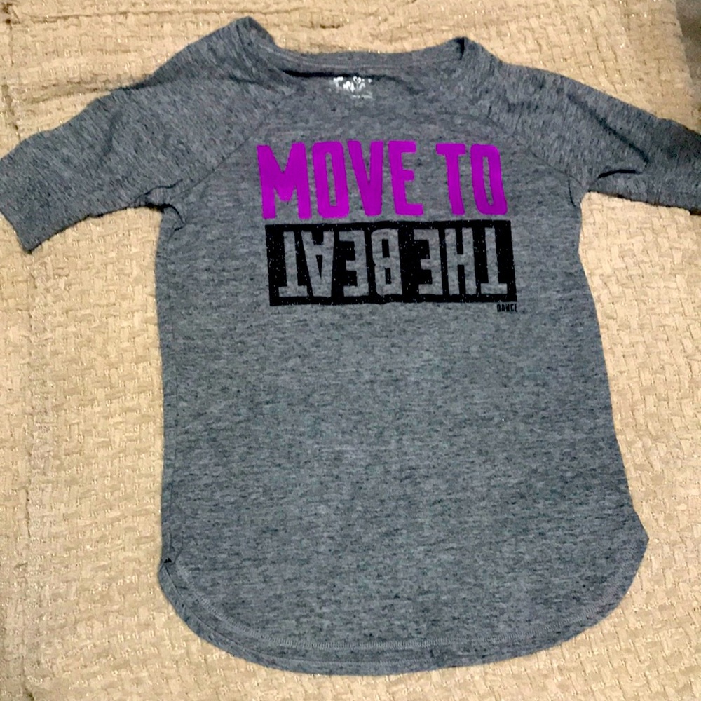 Gray and Purple Kid Shirt